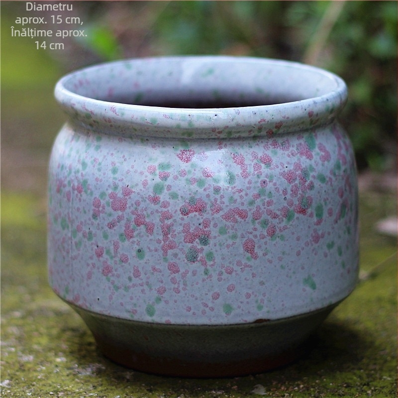 Ghiveci din lut purpuriu Yixing, decor creativ pentru casa pentru suculente, ghiveci ceramic pentru balcon