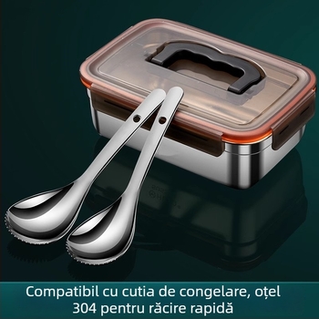 Mașină manuală de mărunțire a gheții din oțel inoxidabil 304, pentru uz casnic