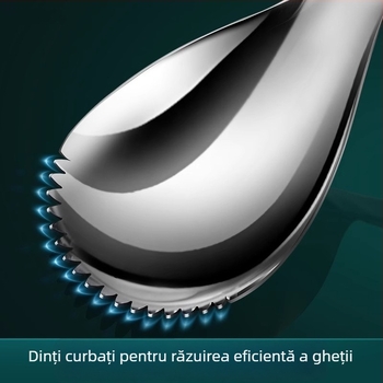 Mașină manuală de mărunțire a gheții din oțel inoxidabil 304, pentru uz casnic
