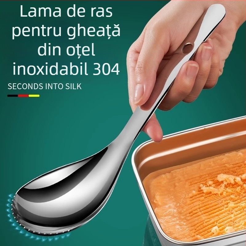 Mașină manuală de mărunțire a gheții din oțel inoxidabil 304, pentru uz casnic