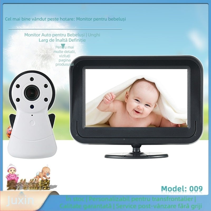 Monitor auto pentru bebeluși, 4,3 inch, HD zi-noapte