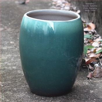 Ghiveci ceramic Yixing din lut purpuriu, pentru uz casnic, pentru suculente și bougainvillea, diametru mare, ceramică grosieră, lux discret