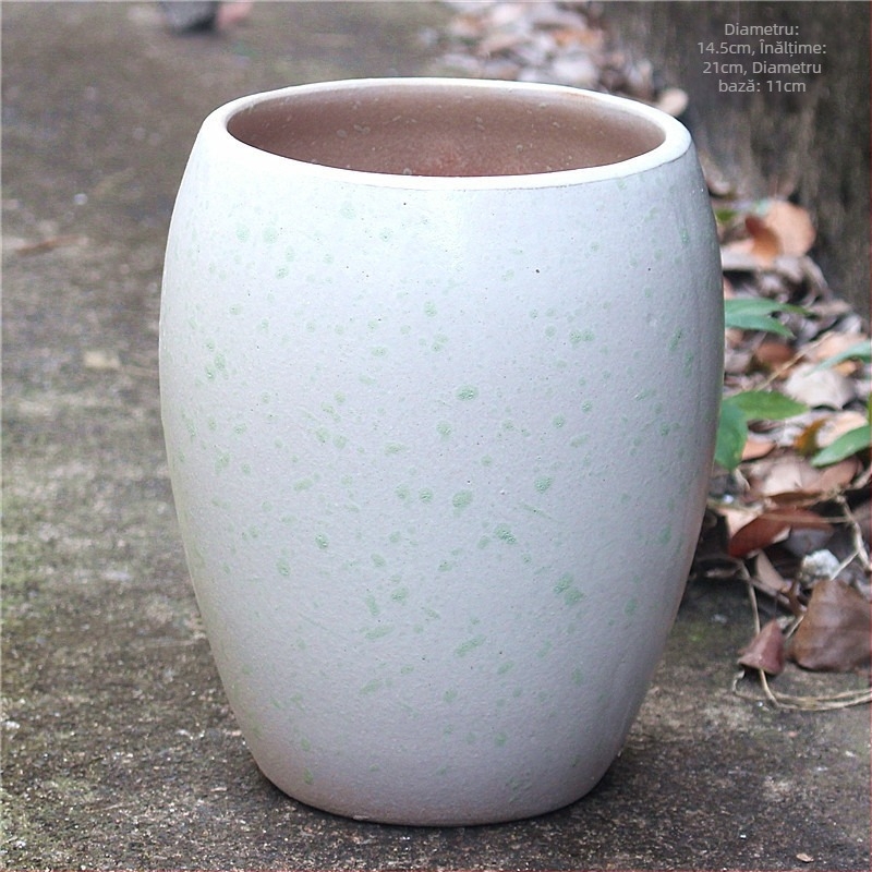 Ghiveci ceramic Yixing din lut purpuriu, pentru uz casnic, pentru suculente și bougainvillea, diametru mare, ceramică grosieră, lux discret