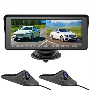 Oglindă retrovizoare auto cu cameră HD Shark Fin pentru monitorizare în interior, ecran IPS de 6,86 inch