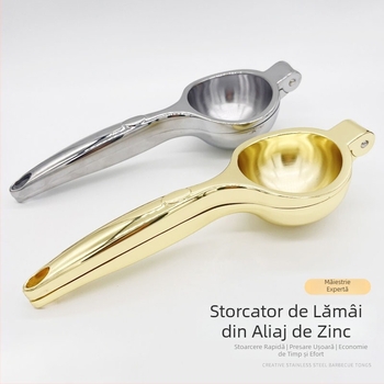 Storcător manual portabil pentru lămâie, multifuncțional, din aliaj de zinc