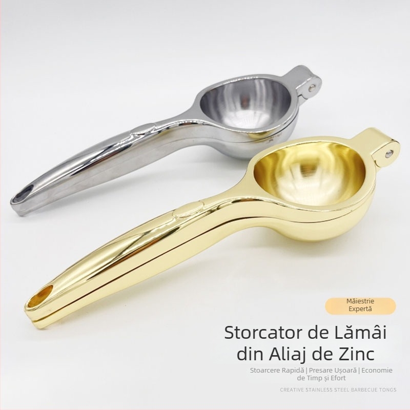 Storcător manual portabil pentru lămâie, multifuncțional, din aliaj de zinc