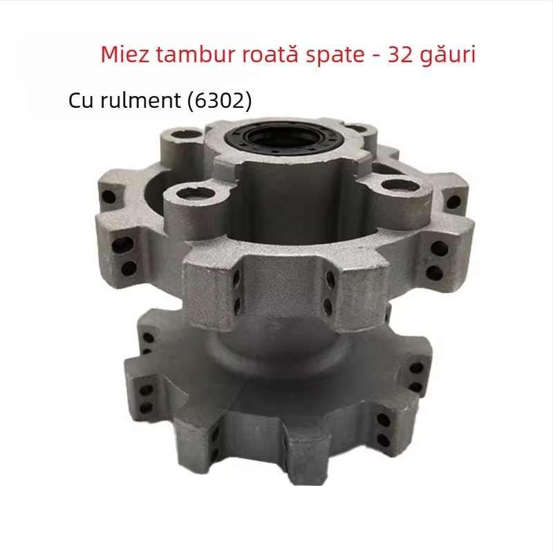 Motocicletă off-road BSE Cheetah Huayang K1 T2 – butuc frontal Drum Core, butuc posterior Drum Core