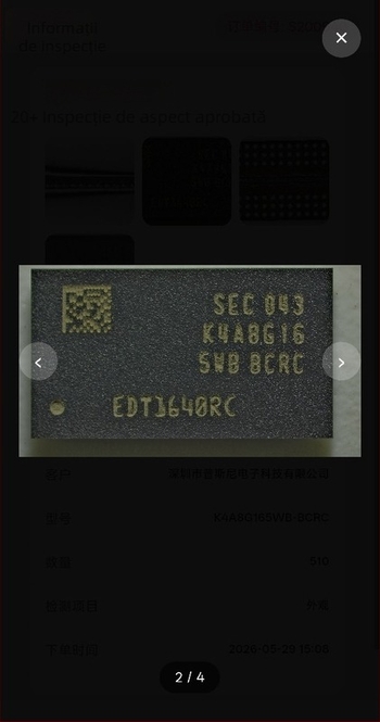 K4B1G1646G K4B1G1646G-BCH9 BGA IC cip