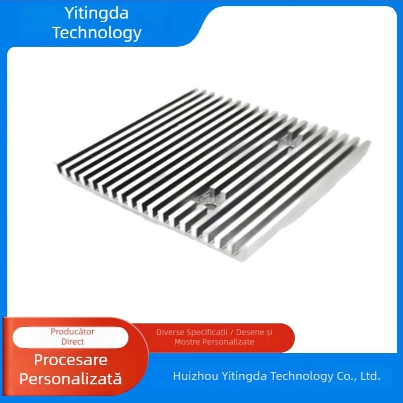 Disipator de căldură din aliaj de aluminiu, personalizat pentru robot de curățenie, radiator pentru cipuri cu profil din aluminiu 6063