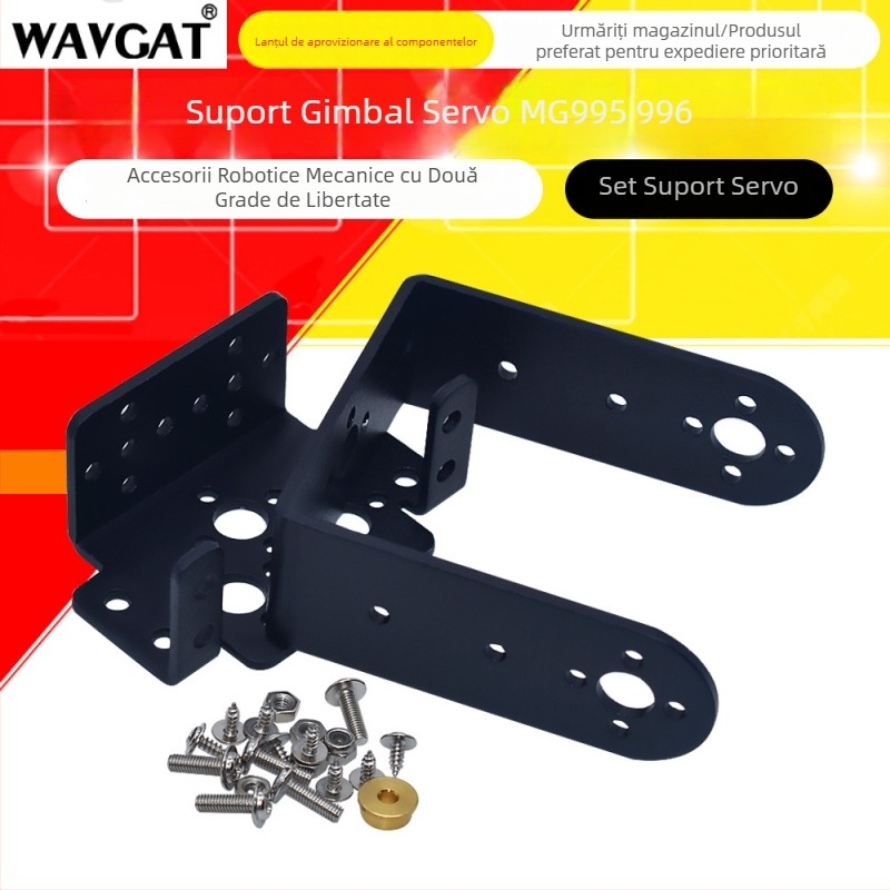 MG995996 suport servo, braț robotic cu două grade de libertate, accesorii pentru servomotor, set de suporturi, electronică