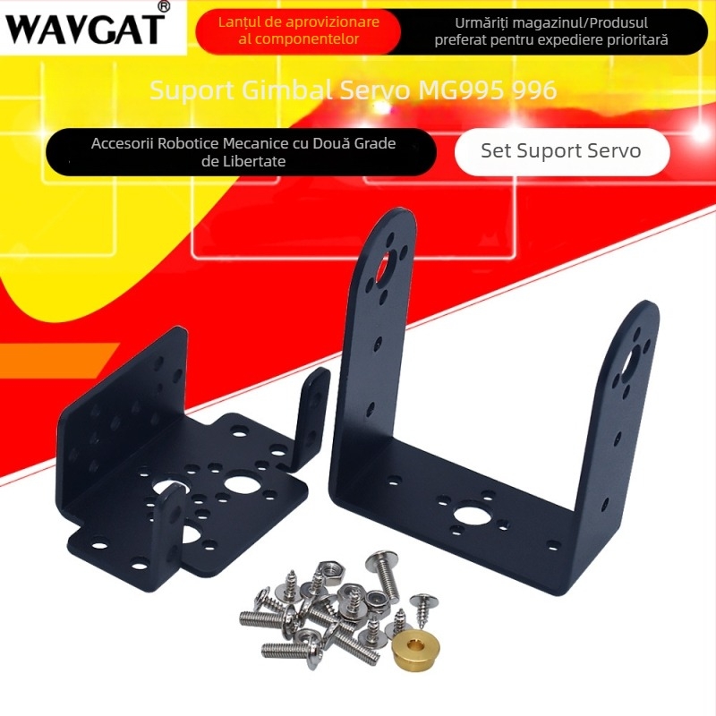 MG995996 suport servo, braț robotic cu două grade de libertate, accesorii pentru servomotor, set de suporturi, electronică