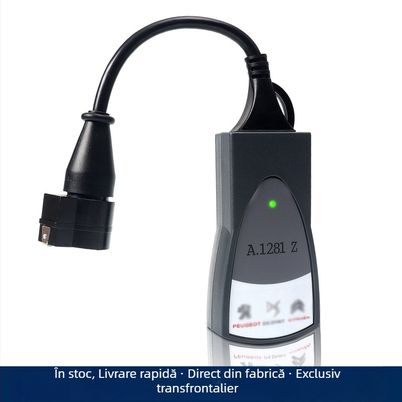 Detector de defecte auto PP2000 cu cip complet DIAGBOX V9.85 Peugeot Citroën