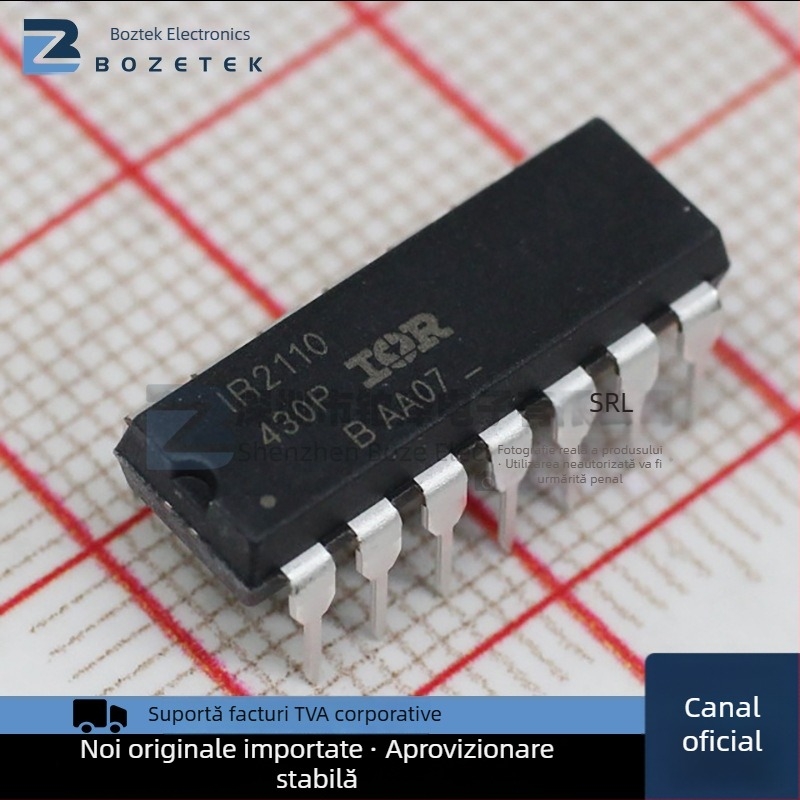IR2110PBF DIP-14 IC driver de motoare pentru electronică auto și sursă RF pentru stații de bază 5G