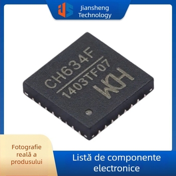 CH634F QFN-32, alimentare duală, controller hub USB 3.0 industrial, 4 porturi
