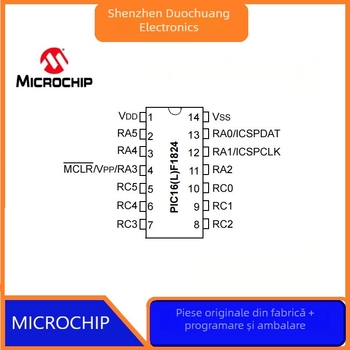 Microcontroler PIC16F1824-I/SL – cip înlocuitor compatibil, pachet SOIC-14