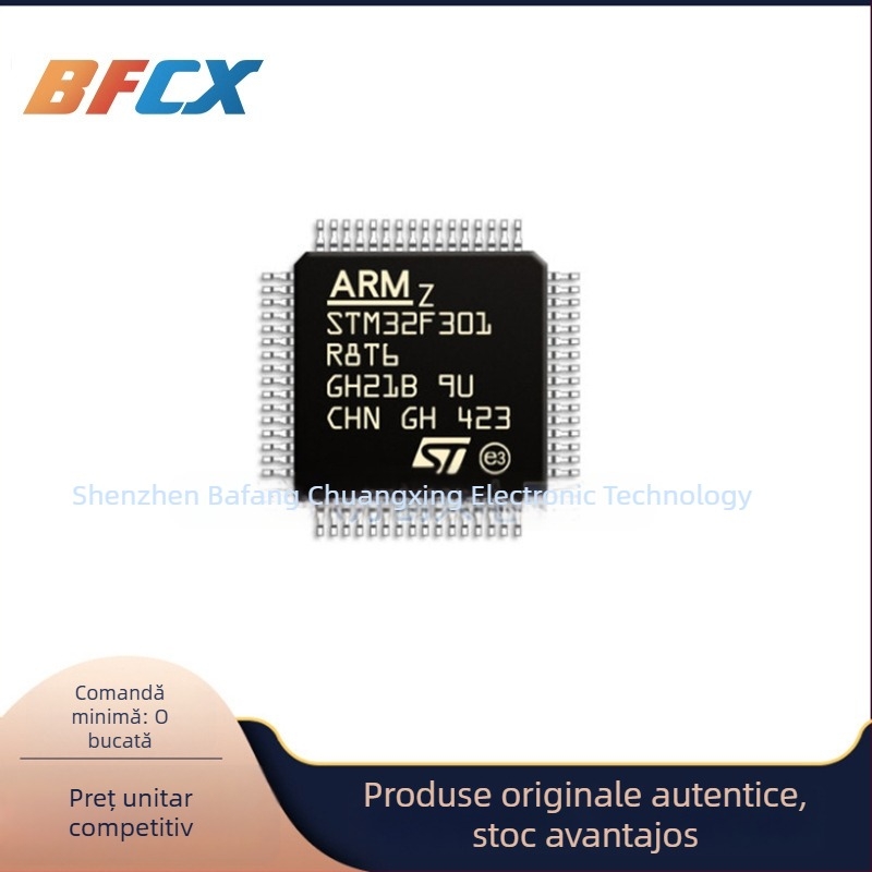 STM32F301R8T6 microcontroler, pachet LQFP-64