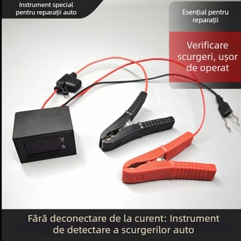 Detector auto pentru scurgeri de curent și tester de defecte ale bateriei