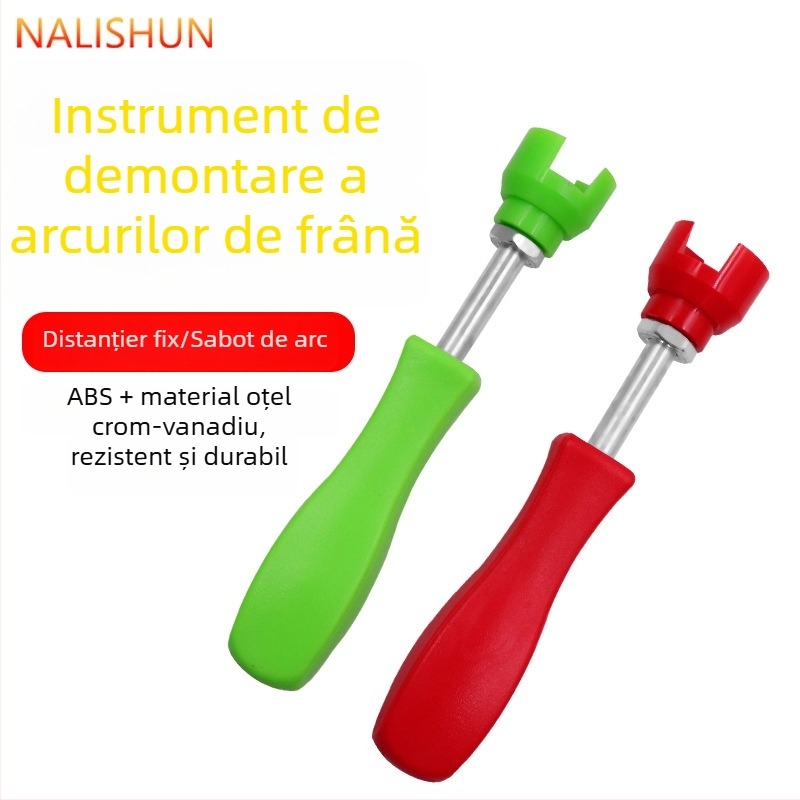 Unealtă pentru demontarea arcului frânei cu tambur și set de întreținere a sistemului de frânare