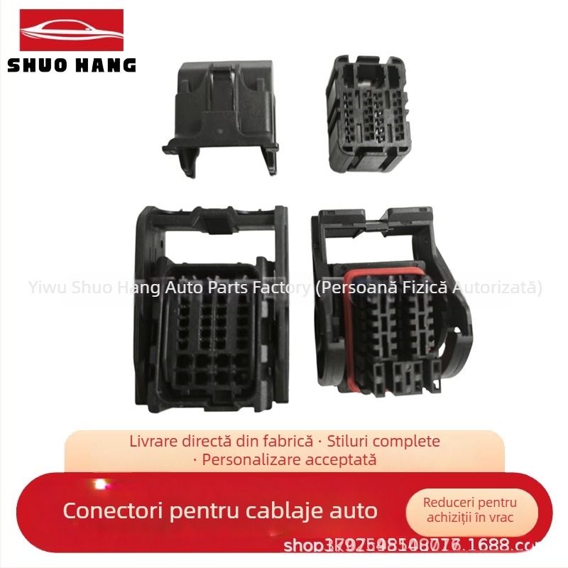 Shuohang conectori auto noi, carcase din plastic pentru mufe bărbat și femeie în mai multe dimensiuni, capace pentru mufe de cablu, rezistente la temperaturi înalte