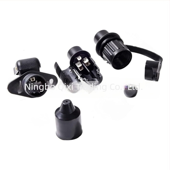Adaptor european cu 3 pini pentru remorci, interfaţă auto şi camion, conector de alimentare RV