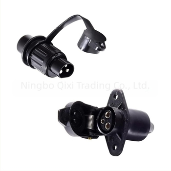 Adaptor european cu 3 pini pentru remorci, interfaţă auto şi camion, conector de alimentare RV