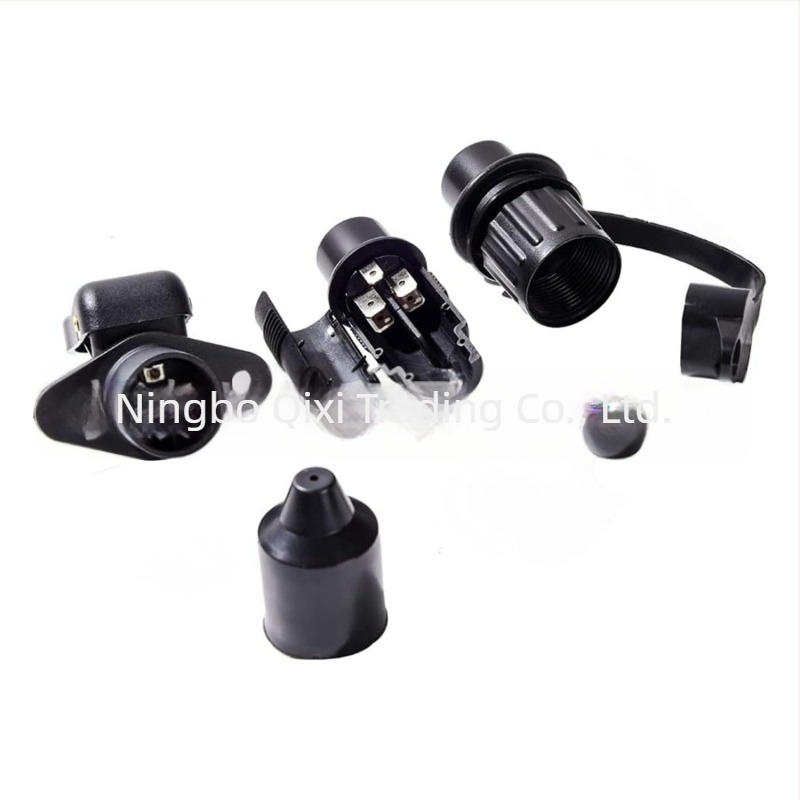 Adaptor european cu 3 pini pentru remorci, interfaţă auto şi camion, conector de alimentare RV