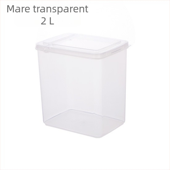 Cutie de depozitare din plastic, cu capac rabatabil, pentru magazine de milk tea, 1 L, pentru lapte praf și condimente