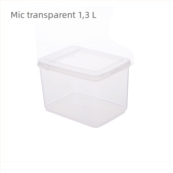 Cutie de depozitare din plastic, cu capac rabatabil, pentru magazine de milk tea, 1 L, pentru lapte praf și condimente
