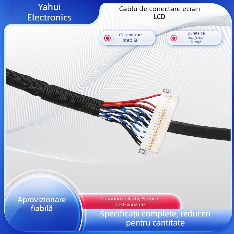 Ecran LCD, cablu de conectare 150 mm pentru computer industrial DF19-20