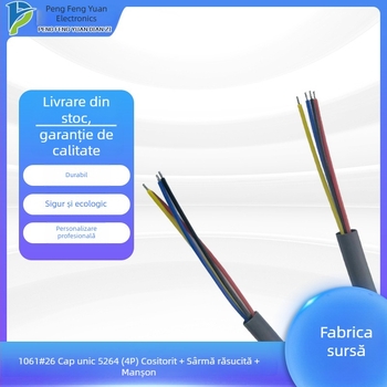 Cablu de conexiune terminal 1061#26, capă unică 5264(4P), teacă răsucită pentru conector terminal, ansamblu cablu