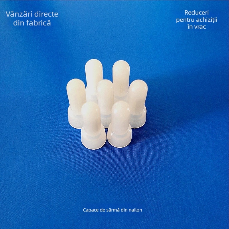 CE1 Capac de crimpare transparent din nylon, rezistent la flacără, conector pentru cabluri cu terminal rapid