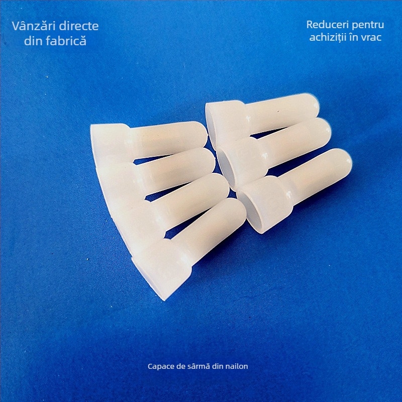 CE1 Capac de crimpare transparent din nylon, rezistent la flacără, conector pentru cabluri cu terminal rapid