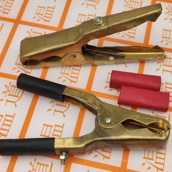 Clema pentru baterie din cupru pur, clemă mare de 125 mm, pentru conectare la încărcător