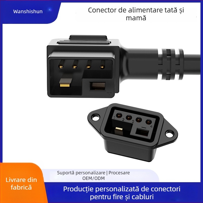 Cablu adaptor 2+4 pentru vehicule electrice cu baterie litiu (noul standard național)
