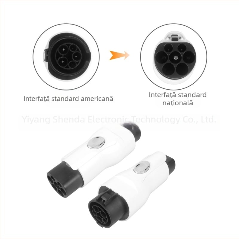 ST-E006 Adaptor încărcare vehicul electric US la standard național, accesorii de încărcare, încuietoare de siguranță
