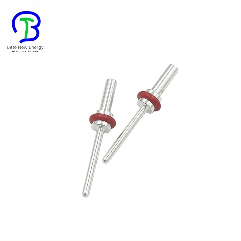 Conector AC standard american pentru încărcare, conector CNC prelucrat pentru automobil, pin de 1,5 mm, terminal masculin placat cu argint