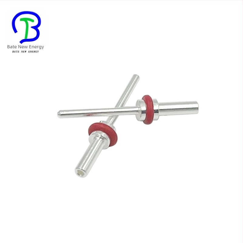 Conector AC standard american pentru încărcare, conector CNC prelucrat pentru automobil, pin de 1,5 mm, terminal masculin placat cu argint
