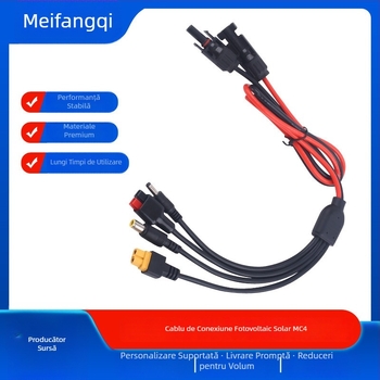 Conector fotovoltaic pentru stocarea energiei MC4 către DC7909.XT60.5521.30A Anderson 1 la 4 DC