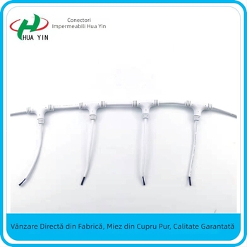 Conector în formă de T pentru LED adaptor cablu pentru iluminat cu plante, cablu de conectare, priză, adaptor terminal universal
