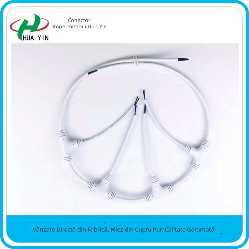 Conector în formă de T pentru LED adaptor cablu pentru iluminat cu plante, cablu de conectare, priză, adaptor terminal universal