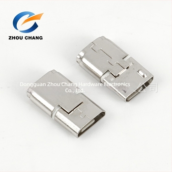 Conector USB Micro-B, 5 pini, 180°, montaj pe placă SMT