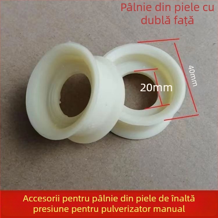 Pulverizator manual de rucsac cu bol din piele, presiune înaltă, model vintage pentru protecția plantelor