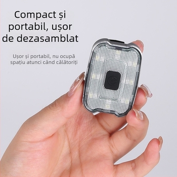 Lumină spate reîncărcabilă pentru biciclete de munte și de oraș; lumină pentru noapte pentru biciclete electrice — accesorii pentru ciclism
