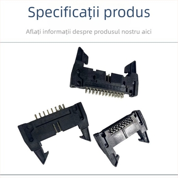 Conector horn cu contact drept, pas de 1,27 mm, clemă pentru urechi, 10-60 pini, conector cablu‑la‑placă / placă‑la‑placă