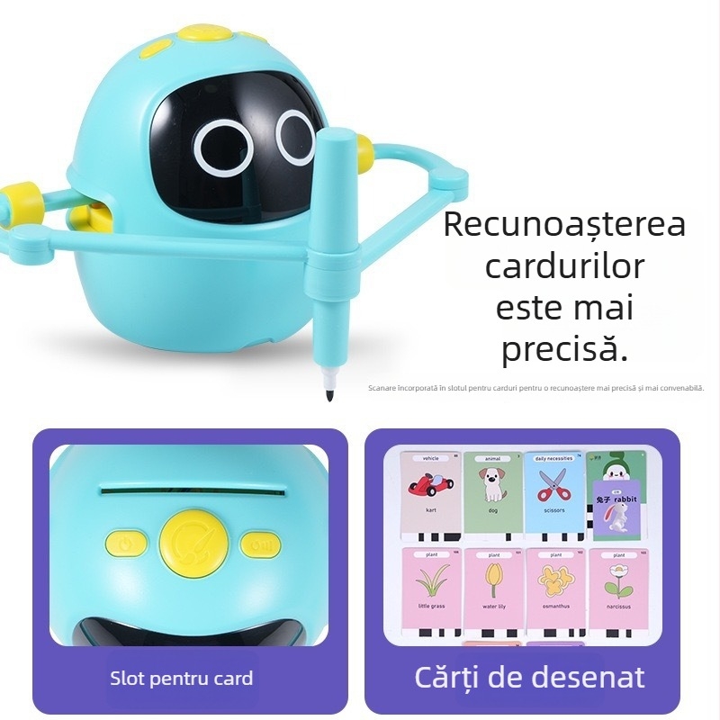 Robot inteligent de pictură pentru copii — jucărie educațională de desen pentru 4–12 ani