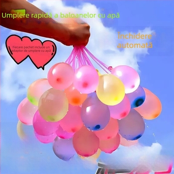 Balon de apă cu umplere rapidă și legare automată, baloane din latex de 3 inch, culori mixte, pentru vară