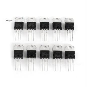 LM317T TO-220 serie regulator de tensiune cu trei terminale, putere înaltă, 50 bucăți, 10 variante