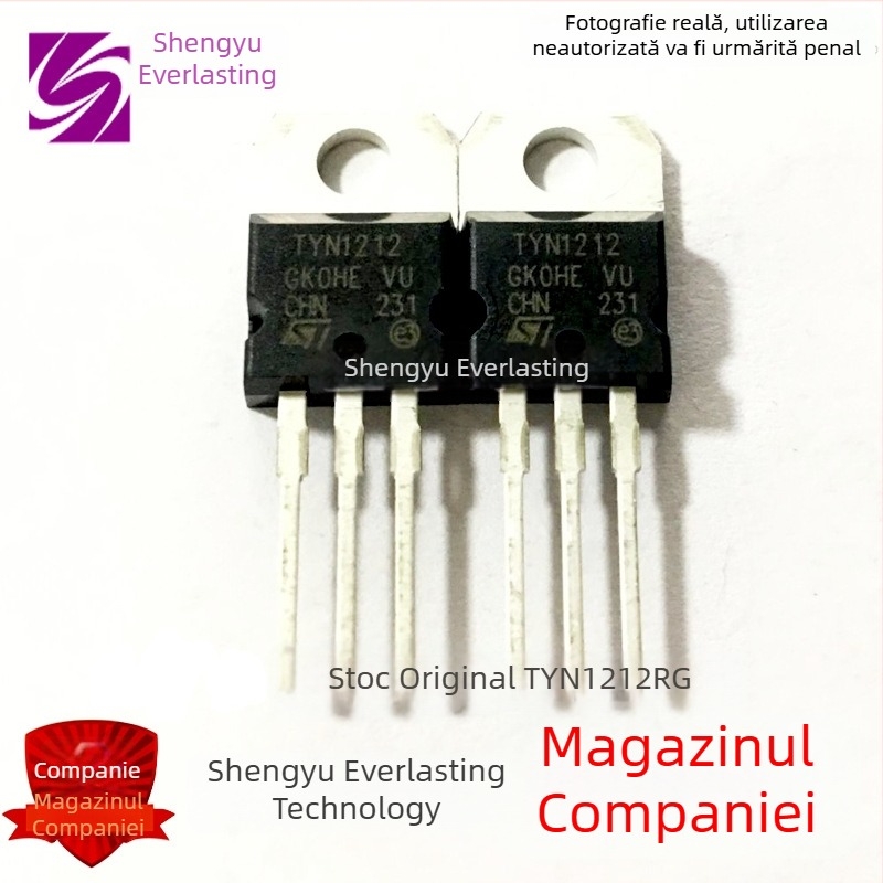 TYN1212RG Tiristor controlat pe siliciu, unidirecțional, modul TO-220, 12A/1200V