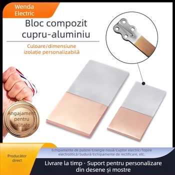 Blocuri din cupru-aluminiu pentru disiparea căldurii, pentru pachetele COB LED și dispozitivele de putere ale invertorului