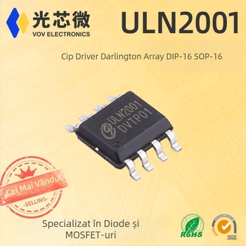 ULN2001 Tranzistor Darlington, SOP-8, ULN2001A ULN2001D